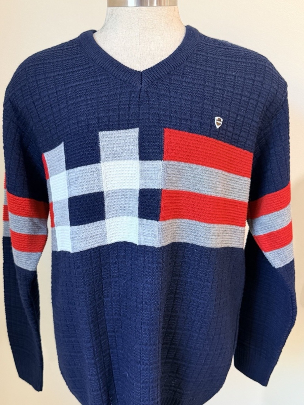 Ammann Limited Edition Color Block Sweater Sz 2XL